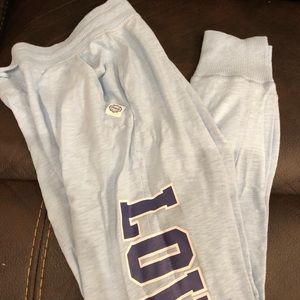 Victoria’s Secret lt blue joggers
